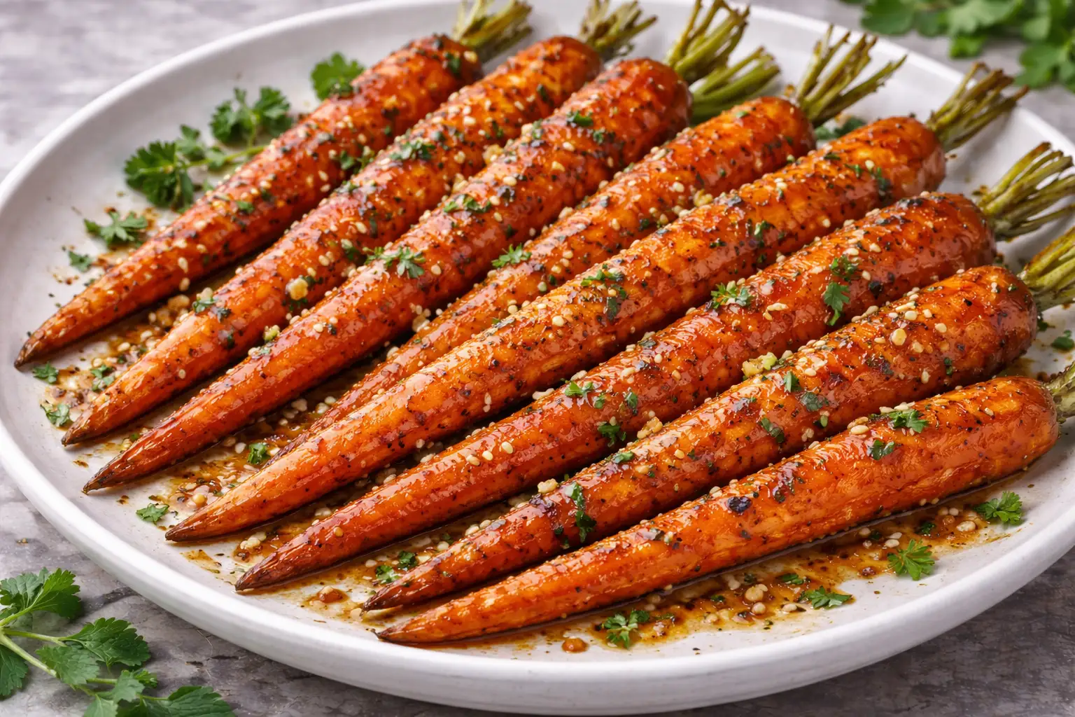 Honey-Garlic Roasted Carrots